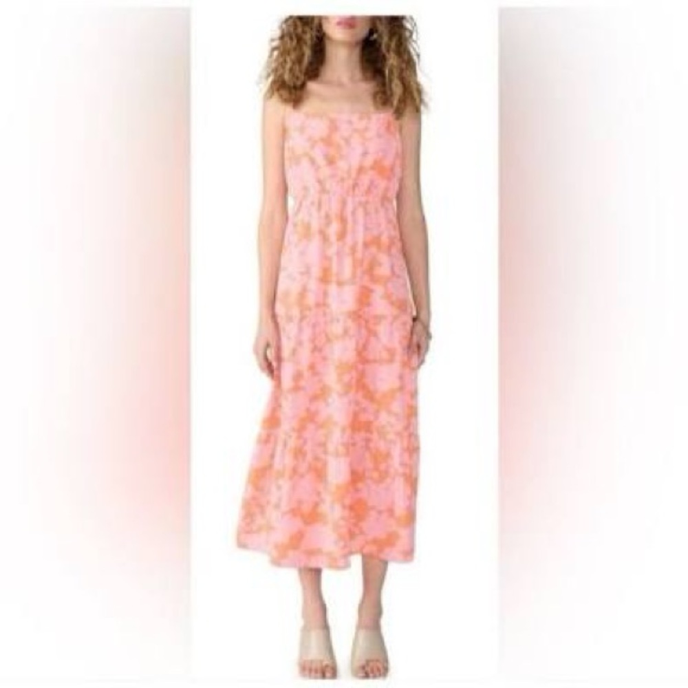Sanctuary Pink and Orange Spaghetti Strap Sundress